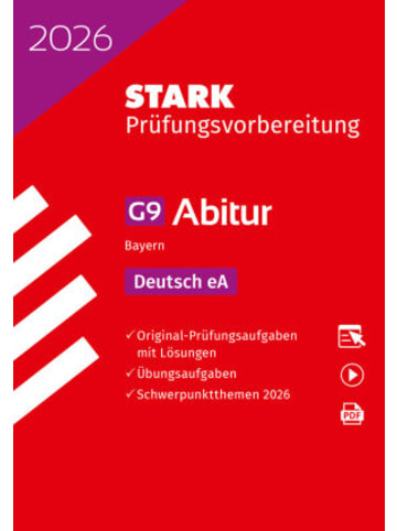 Stark Buch - STARK Deutsch eA - Abitur 2026 Bayern - Prüfungsvorbereitung, m. 1