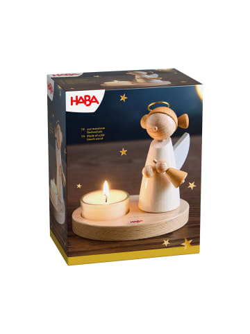 Haba Weihnachtsfigur Engel mit Teelicht in mehrfarbig