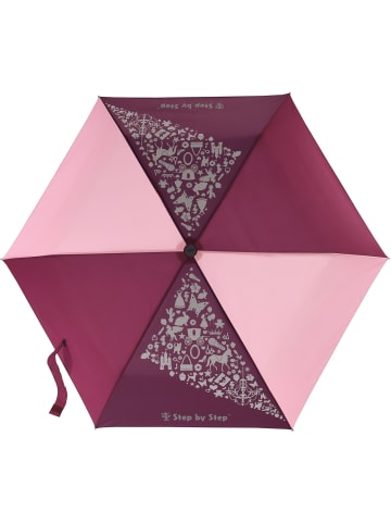 Step by Step Magic Rain Effect Kinder Taschenschirm 22,5 cm in berry