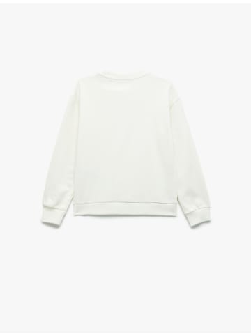 KOTON SWEATSHIRTS in Ekru