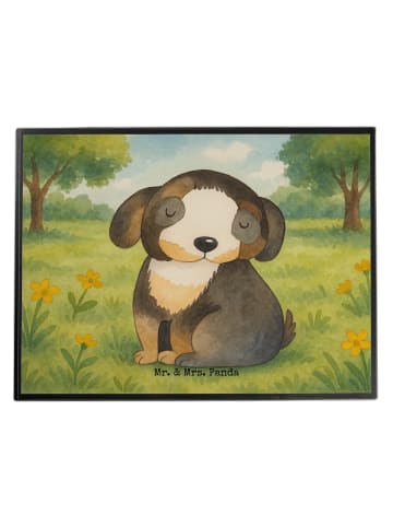 Mr. & Mrs. Panda Schreibunterlage Hund Entspannen Design ohne Sp... in Weiß