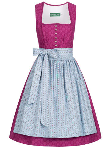 Country Line Midi Dirndl in Pink