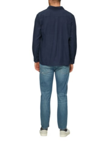 S. Oliver Langarm FreizeitHemd für Herren in blau