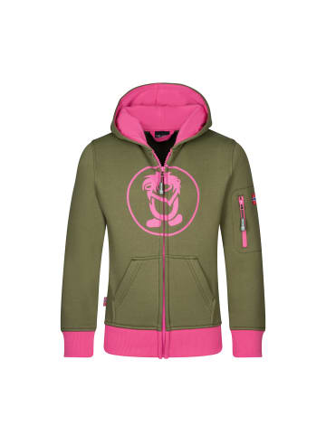 Trollkids Sweatjacke Sortland in olive