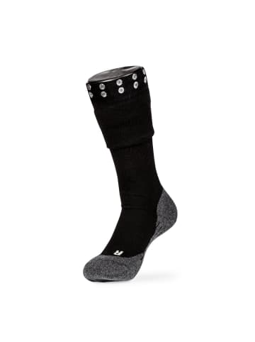 Socklaender Schutz-Socke 40/43 schwarz mit Doppelschaft Schwarz