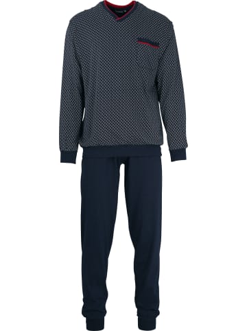 Götzburg Single-Jersey Schlafanzug in marine