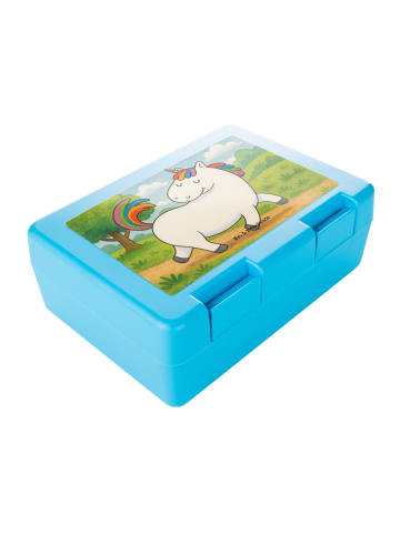 Mr. & Mrs. Panda Bento Box Einhorn Stolzieren Design ohne Spruch in Weiß
