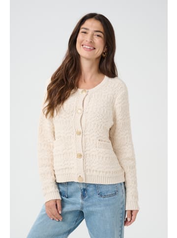 Cream Strickjacke CRPoppi Straight fit in Eggnog