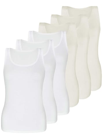 Sassa 6er Sparpack Top in ivory white