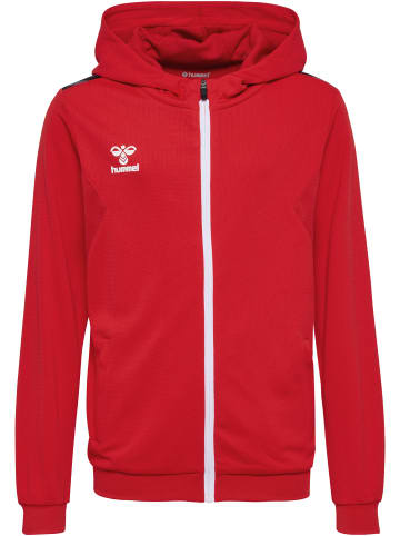 Hummel Hummel Zip Jacket Hmlauthentic Multisport Kinder Atmungsaktiv Schnelltrocknend in TRUE RED