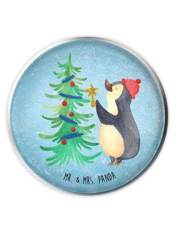 Mr. & Mrs. Panda Waschbecken Abfluss Pinguin Weihnachtsbaum ohne... in Eisblau