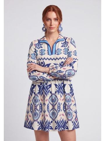 usha FESTIVAL Women Dress in Multicolor Blue