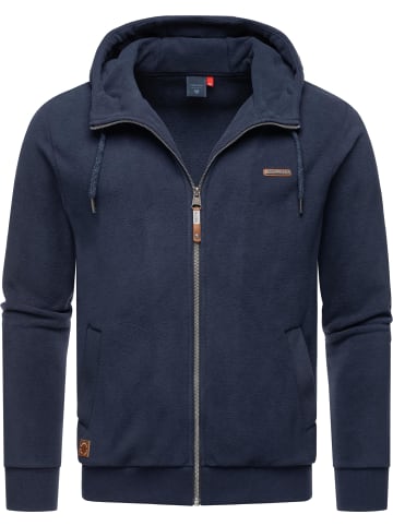 ragwear Kapuzensweatjacke Natte Zip Fleece in Navy