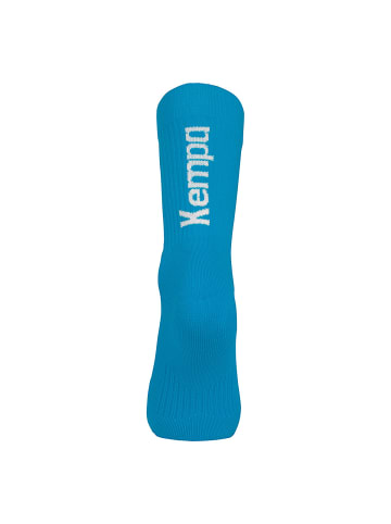 Kempa Socken Logo Classic Kids in kempablau/weiß