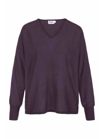 Hessnatur Hessnatur Pullover Oversize aus TENCEL™ Lyocell und Bio-Baumwolle in dunkle traube