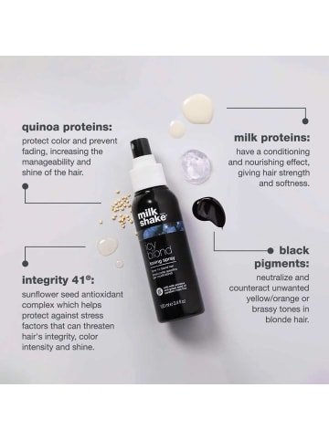 Milk Shake Icy Blond Toning Spray 100 ml Spezieller Anti-Gelb Toner ohne Spülung