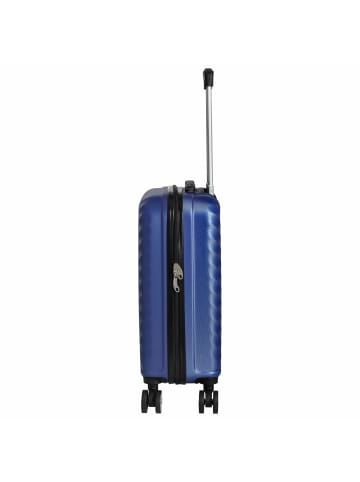 Paradise by CHECK.IN Kingston - 4-Rollen-Kabinentrolley 55 cm (lila) in blau