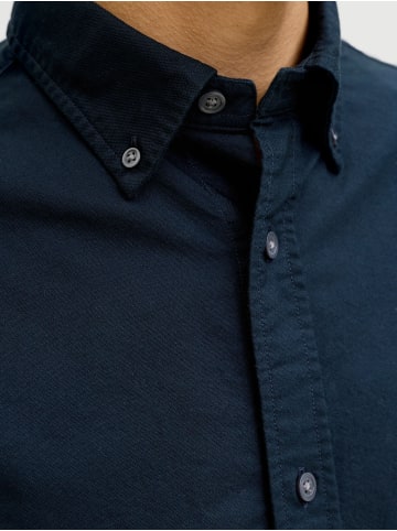 JACK & JONES PLUS Oxford Hemd in Sky Captain