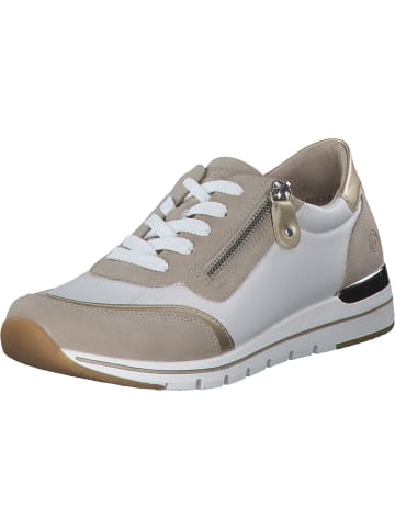 remonte Schnürschuhe in Weiß Beige