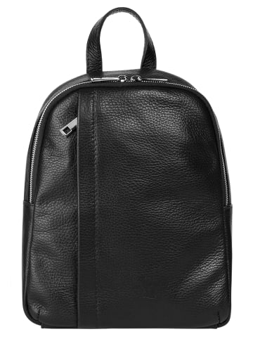 Samantha Look Rucksack echt Leder in schwarz