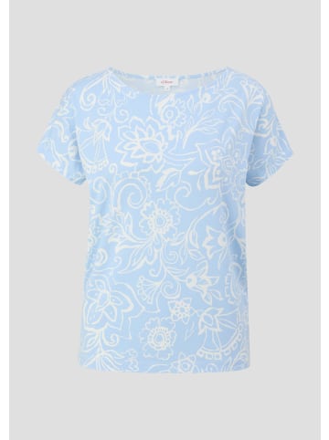 s.Oliver T-Shirt in 53A0_himmelblau