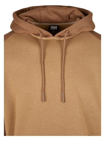 Urban Classics Urban Classics Herren 2-Tone Fake Raglan Hoody in midground/darkground