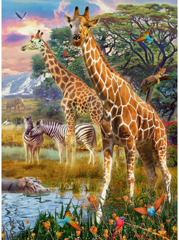 Ravensburger Ravensburger Kinderpuzzle - 12943 Bunte Savanne - Tier-Puzzle für Kinder ab 7...