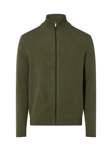 Nils Sundström Strickjacke in oliv - 0002