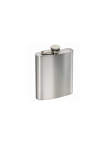 COFI 1453 Flachmann „Bombay“ 90 ml gebürsteter Edelstahl mit in Silber