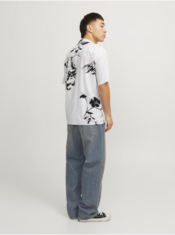Jack & Jones Hawaii-Hemd in Bright White