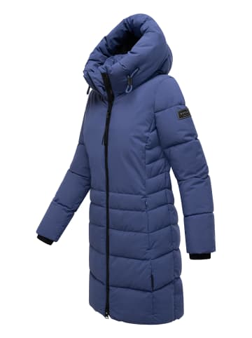 Navahoo Steppmantel Mondnebel XIV in Blue Violet