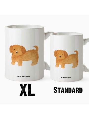 Mr. & Mrs. Panda Tasse Hund Flauschig ohne Spruch in Weiß