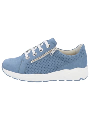 Solidus Komfort Schnürschuh in blau
