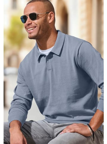 H.I.S Strickpullover in hellblau