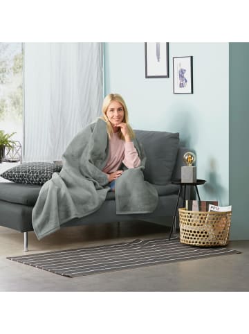 Erwin Müller Wohndecke Triest in silber