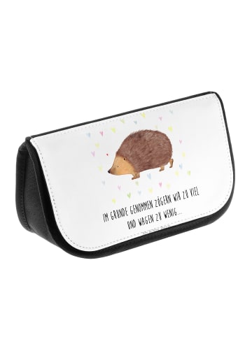 Mr. & Mrs. Panda kosmetikaufbewahrung Igel Herzen mit Spruch in Weiß