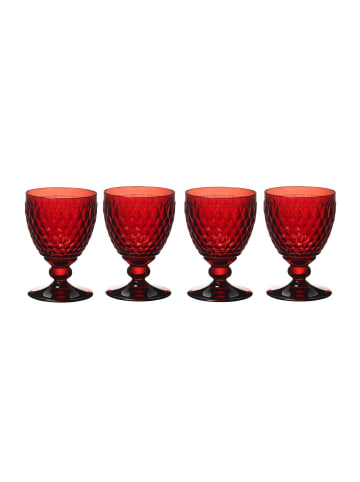 Villeroy & Boch 4er Set Rotweingläser Boston Coloured 310 ml in Rot