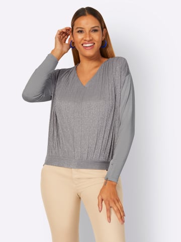 creation L Shirt in steingrau