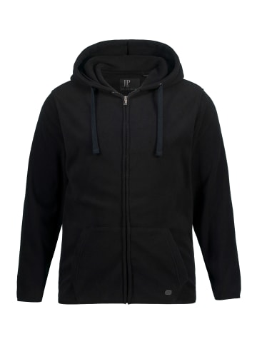 JP1880 Sweatjacke in schwarz