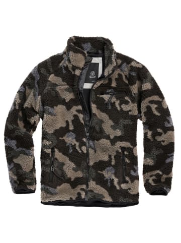Brandit Fleecejacke/Fleecepullover "Teddyfleece Jacket" in Camouflage