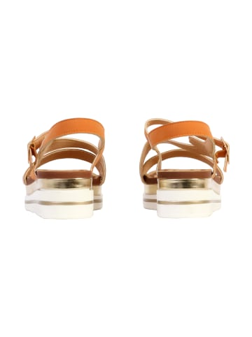 Divine Factory Sandalen mit Riemchen Orange