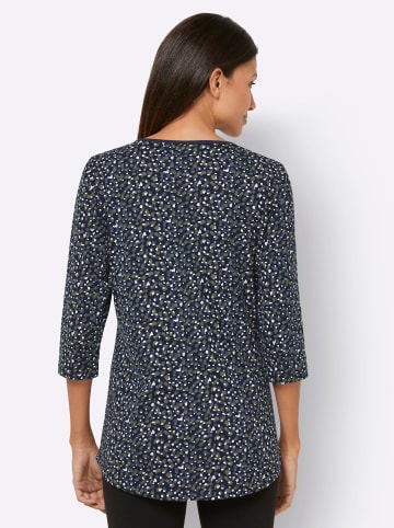 Sieh an! Freizeitshirt in marine-bedruckt