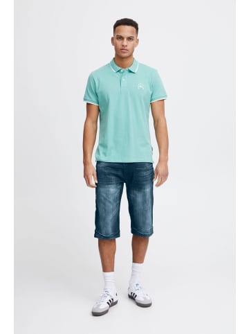 BLEND Chino Shorts Kurze Bermuda Hose aus Leinen und Baumwolle in Dunkelblau