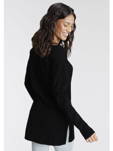 Laura Scott Strickpullover in schwarz