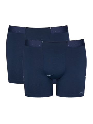 Sloggi Long Short / Pant MADE Boxing Champ in Blue Black