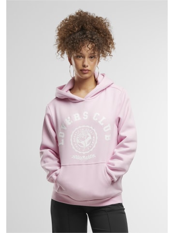 Mister Tee Mister Tee Lovers Club Ladies Fluffy Hoody in softpink