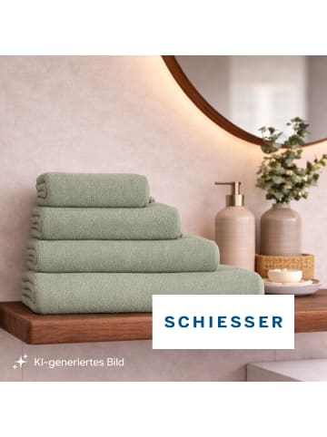 Schiesser Duschtuchset Milano 2-teilig in Hellgrün