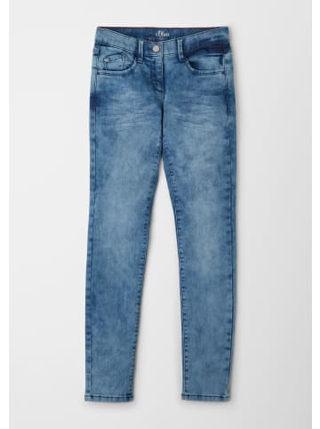 s.Oliver Denim Hose lang in Blau