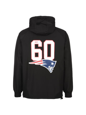 NEW ERA Windbreaker NFL Overlap Logo New England Patriots in schwarz / weiß