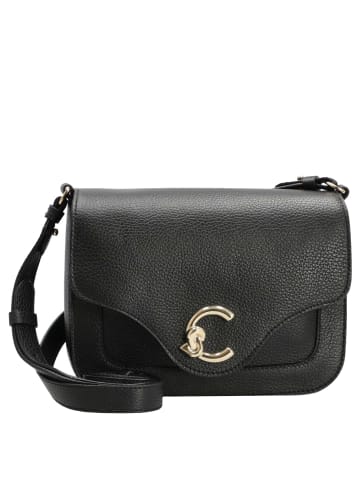 COCCINELLE C-Me - Umhängetasche S 21 cm (Farbe: cognac) in schwarz